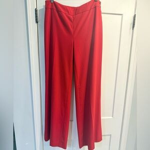 Lauren Ralph Lauren Vibrant Red Wide Leg Pants, EUC